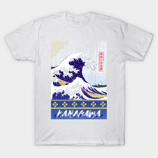 Kanagawa T-Shirt by Wimido